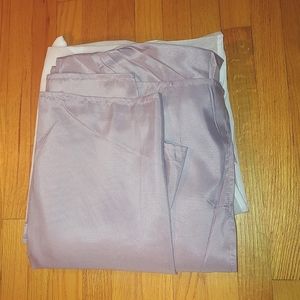 Purple Lavender Satin Queen Bed Skirt 15" Drop Kohl's
